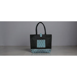 Sac de plage en jute, sac fourre-tout en jute laminé avec poignée rembourrée tissée, prix bas, produit de haute qualité, fabriqué en Inde - Product Image 1