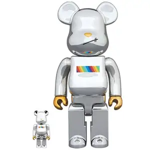 Figur aksi berkualitas tinggi patung mainan Bearbricks kustom mainan seni vinil dibuat sesuai pesanan Model patung acak