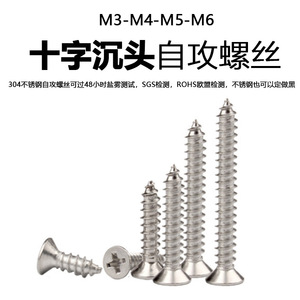 Tornillos Autorroscantes Cónicos Xinyongye M3 M6 con Cabeza Phillips de Acero Inoxidable 304 para Uso Industrial Estándar - Product Image 4