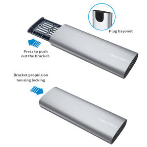 Topdisk M.2 NVMe SSD muhafaza 10Gbps USB C USB3.2 sabit disk muhafazası 2280/ 2260/ 2242/ 2230 SSDs harici sabit disk muhafaza - Product Image 5
