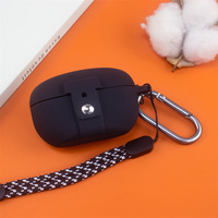 Casque Bluetooth étui de protection en silicone étui souple modèle d'interrupteur à boucle cloutée en métal avec crochet pour WF-1000XM5 Sony