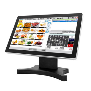 เครื่อง POS แบบติดผนังขนาด 15.6 นิ้ว, ตัวเครื่องโลหะแบบแบน, หน้าจอสัมผัสแบบ Capacitive 10 จุด สำหรับร้านกาแฟและร้านอาหาร - Product Image 1