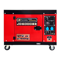 Nouveau type de prix bon marché 5kw 5000w 5kva 5,5 kw 5500w 5,5 kva Générateurs diesel portables à démarrage électrique de style silencieux pour usage domestique