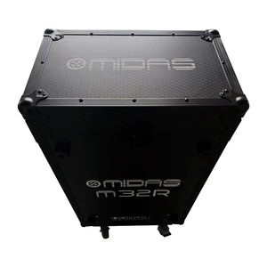 Estuche de vuelo en vivo <span class=keywords><strong>Midas</strong></span> M32R personalizado versión Normal Todo negro con <span class=keywords><strong>ruedas</strong></span> sistema Pa equipo de escenario mezclador Digital estuche de vuelo - Product Image 3