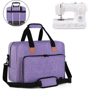 Universal Portable Sewing Machine Tote Bag Compatible plastic cover with Most Brand