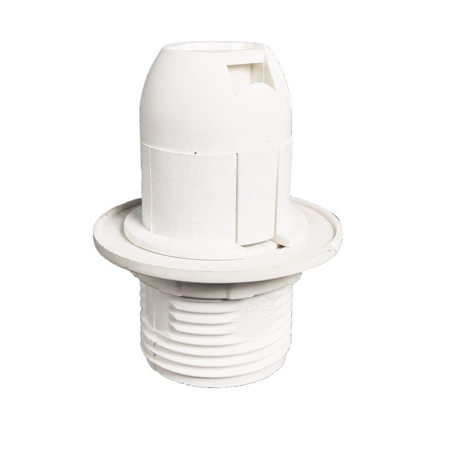 HITECDAD Modern E14/E12 Screw Lampholder Plastic 10-Year Warranty Edison Socket Lamp Base