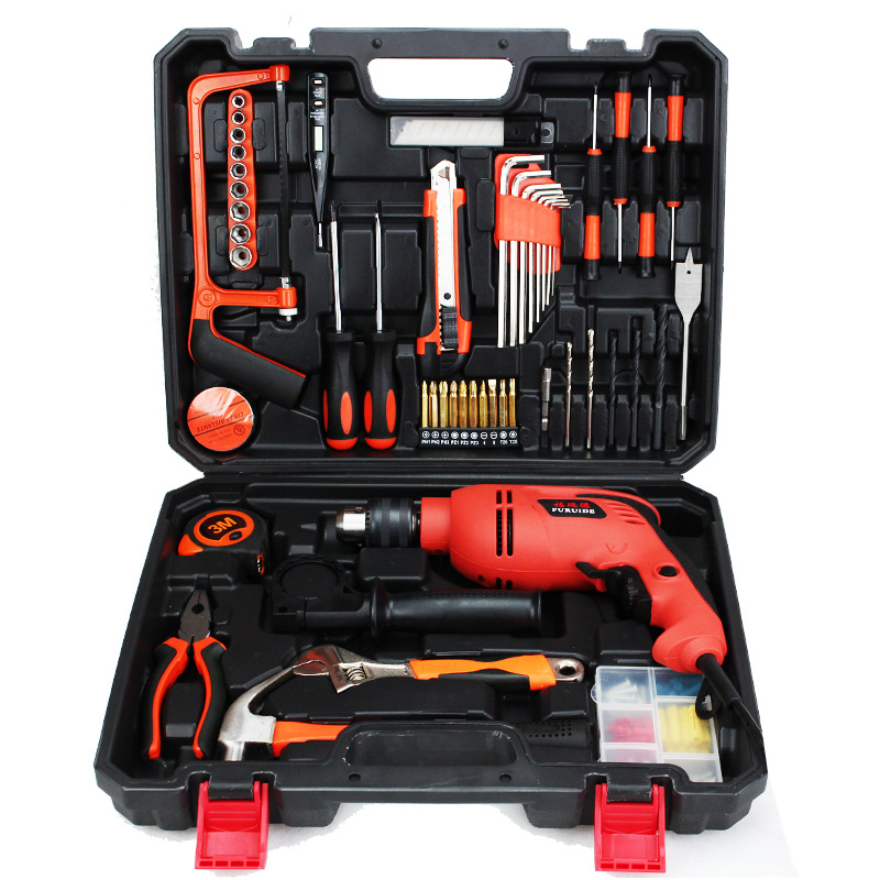 High Quality Electrical Set Tools Kit Box 26/28/40/86/88/110/112/120/128/138 PCS Set Power Tools Combo Set