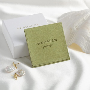 PandaSew Personalised Custom Logo Printed <b>Small</b> Envelope Flap Package Pouch Luxury Microfiber Necklace Jewelry <b>Bag</b> - Product Image 4
