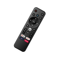 Control Remoto Inteligente por Voz de 22 Teclas OEM ODM para TV Box, Set Top Box, IPTV, Plástico ABS, 4K, Código Fijo, con Teclado de Silicona