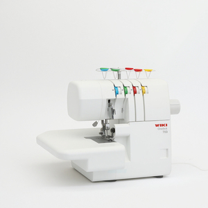 Máquina de Coser Overlock Multifuncional JK-703, Nueva, Doméstica, de Doble Aguja, Puntada de Seguridad, Configuración Plana, para Uso en el Hogar - Product Image 1