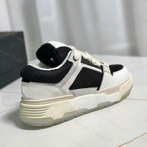 Zapatos de Lujo de Alta Calidad, Nuevos Zapatos Casuales de Diseñador en Blanco y Negro para Hombre, Zapatos Deportivos de Cuero y Goma, Zapatos Amiry para Hombre - Product Image 4