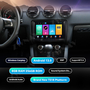 MOOKAKA Carplay sans fil 9 pouces Android13 pour <span class=keywords><strong>Audi</strong></span> <span class=keywords><strong>TT</strong></span> 2006-2014 voiture multimédia avec Apple Carplay avec Android Auto avec HUAWEI - Product Image 4