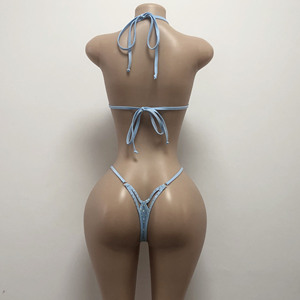 도매 맞춤 여성 비키니 탑 볼룸 레오타드 나일론 스판덱스 이국적인 스트리퍼 의상 섹시 트레이닝 댄스웨어 - Product Image 2