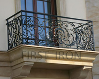 Designs de Balcons en Fer Forgé Italien, Garde-Corps de Balcon en Fer Forgé Extérieur