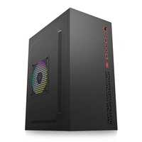 Boîtier d'ordinateur Meway Mid Tower en gros, compatible Micro ATX ITX, ports USB frontaux, pour bureau professionnel et PC de bureau DIY, en stock