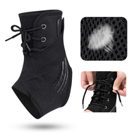 Chevillère de Maintien Métallique pour Hommes et Femmes, Support de Compression pour Pied Entorsé, Orthèse de Cheville pour la Course et le Volleyball