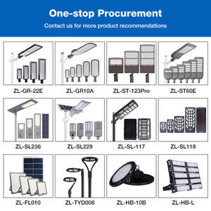 Precio barato carretera IP65 impermeable al aire libre 100W 150W 200W 250W integrado todo en una farola solar - Product Image 4