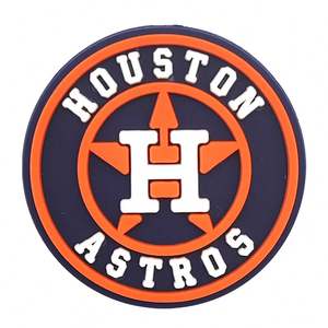 Cheap Baseball Sports <span class=keywords><strong>Shoe</strong></span> Encantos Decorações Tamancos Encantos PVC Sapatos Acessório Houston Sapatos Ornamento Venda Quente - Product Image 3