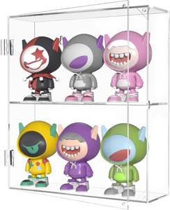 2 Layer Clear Acrylic Display Case for <strong>Funko</strong> <strong>Pop</strong> Action Figures Dustproof Display Cabinet <strong>Shelf</strong> for Collectibles Mini Toys - Product Image 2