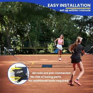 Portatile <span class=keywords><strong>Mini</strong></span> <span class=keywords><strong>Pickleball</strong></span> netto resistente in poliestere personalizzato facile configurazione per interni esterni senza attrezzi necessari per il corridoio - Product Image 4
