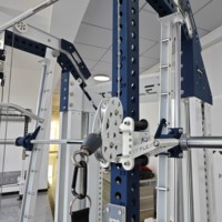 Équipement de fitness commercial Machine multifonctionnelle Poids 140KG Smith Machine Angle réglable adapté aux gymnases