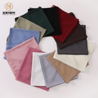 Voile Hijab en Mousseline de Soie Perlée 75D, Châle Uni du Moyen-Orient, Foulard Confortable Personnalisé pour Femme, Malaisie, 110*110cm