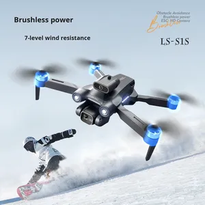 โดรน S1S พับได้ ใช้งานง่ายสำหรับมือใหม่ หลบหลีกสิ่งกีดขวาง กล้อง 48MP ส่งสัญญาณได้ไกล 10 กม. ไจโรสี่แกน มอเตอร์ไร้แปรงถ่าน อิเล็กทรอนิกส์ - Product Image 2