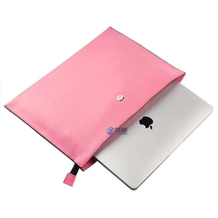 Laptop Sleeve Case 13 14 15.4 15.6 Inch Voor Hp Dell Mouwen Laptop Premium Pu Lederen Laptop Sleeve