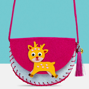 Kit de Bricolage pour Enfants : Porte-Monnaie Renard en Tissu Non Tissé – Activité Artistique Faite Main – Jouet Créatif en Gros - Product Image 4