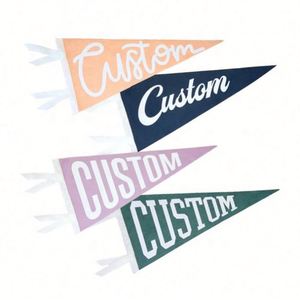 Bandera de Fieltro Deportiva Personalizada con Logotipo, para Fútbol, 12x30'', Simple o Doble, para Escuelas, Universidades y Equipos, en Promoción - Product Image 5