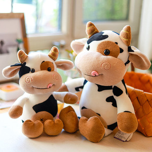Chung Bò Đồ Chơi Sang Trọng, 16 Inch Thú Nhồi Bông Ném Bò Thú Nhồi Bông Động Vật Sang Trọng Mềm Plushie Gối Búp Bê - Product Image 6