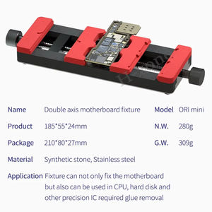 MECHANIC ORI Mini placa base PCB placa <span class=keywords><strong>de</strong></span> fijación soporte <span class=keywords><strong>de</strong></span> reparación <span class=keywords><strong>de</strong></span> alta temperatura pegamento <span class=keywords><strong>BGA</strong></span> soldadura Jigs herramientas para teléfono móvil - Product Image 5