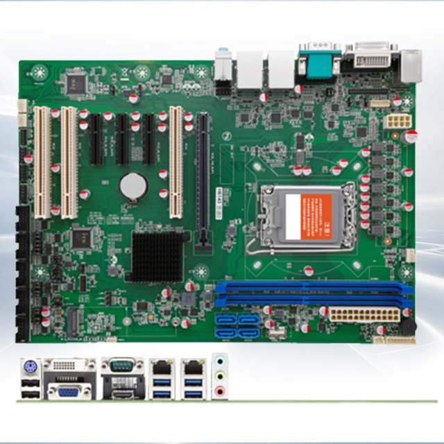 Industrial ATX Motherboard with Rich I/O Ports Rich PCIE Slots H610 Chipset 12/13/14th-i3/i5/i7 Desktop Cpu