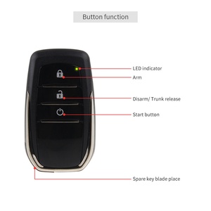 Easyguard <b>Car</b> Alarm Keyless Entry System Remote Start <b>Push</b> Button Auto Startstop - Product Image 2