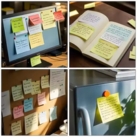 Yalong vente en gros personnalisé 3x3 pouces bloc-notes créatif couleurs vives étudiant papeterie ensemble de notes autocollantes