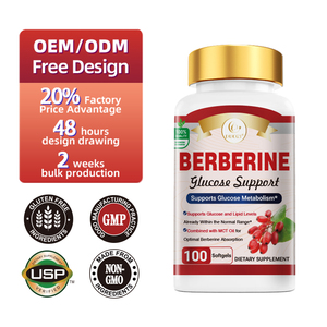 Gélules de Soutien Glycémique à la Berbérine Phytosome - Métabolisme des Lipides 9,6x Accéléré Cliniquement Prouvé avec Huile MCT - Product Image 2