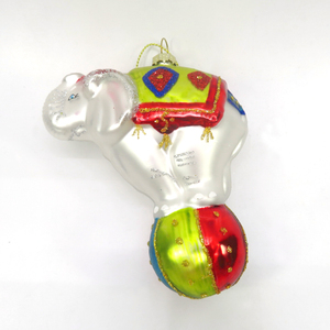 Decorazione natalizia animale giocattolo di vetro fatto a mano per feste a casa decorazioni appese - Product Image 4