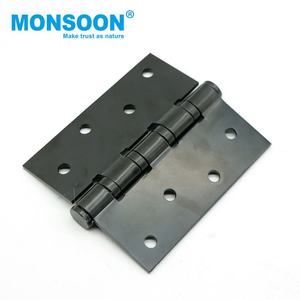 บานพับเหล็กกล้าคาร์บอนงานหนัก สำหรับประตูตู้แบบเปิดเรียบ ขนาด 3/3.5 นิ้ว แบบไม่มีร่อง  พร้อมลูกปืน  สำหรับประตูไม้บ้าน  เปิดปิดนุ่มนวล - Product Image 4