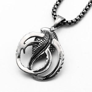 Collar con Colgante de Cobra King de Acero Inoxidable yunnique, Diseño Animal, Engaste de Bisel con Ojo Rojo, Estilo Punk, Joyería Unisex, Regalo - Product Image 2