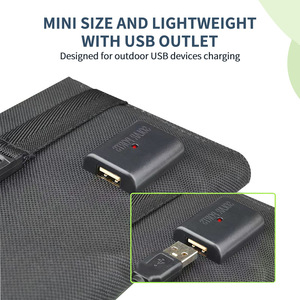 Panel Solar Plegable Portátil de Silicio Monocristalino de 30W con una Eficiencia Superior al 18.5% Capaz de Satisfacer las Necesidades Energéticas Diarias del Hogar - Product Image 6