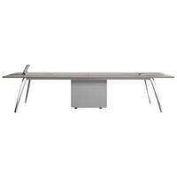Table de conférence au design minimaliste, résistante aux taches, pour 6 à 12 personnes, table de réunion de bureau commercial, table de réception