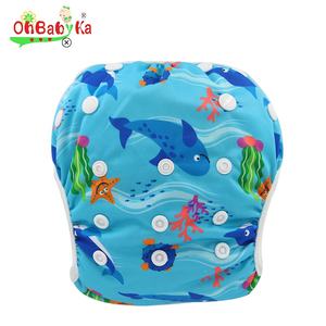 Bayi Tahan Air Adjustable Renang Popok Kain Reusable Mudah Dicuci Bayi Popok - Product Image 5