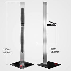 Support de travail pour vélo motorisé réglable en hauteur avec rotation à 360° °   Support de <span class=keywords><strong>réparation</strong></span> de vélo <span class=keywords><strong>électrique</strong></span> robuste avec pince rotative - Product Image 2