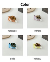 Nouvelle pince à cheveux et épingle en acétate en forme de mini tortue, faite à la main, mignonne et personnalisée, pour filles