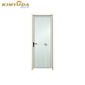 Impermeabile bianco Kerala balcone wc porta interna Design porta del bagno in vetro prezzo porte a battente in alluminio