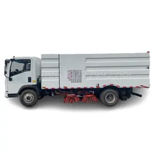 SINOTRUK HOWO Factory price Runway Street Road Highway Airport Vacuum Road Sweeper truck Sweeping Cleaning