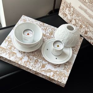 Bougie parfumée artisanale en cire de soja fruitée, luxueuse et écologique, pour l'art, les expositions, les cadeaux de fête - Product Image 1