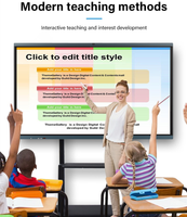 Offre Spéciale 4K 110 pouces haute définition écran tactile tableau blanc tablette graphique carte interactive intelligente