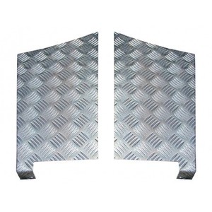 Protezione Alettone Posteriore - 3mm - Alluminio - Coppia - AG PARTS ADATTO PER LAND ROVER - Product Image 1