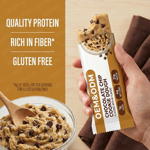 ألواح بروتين بنكهة كوكيز الشوكولاتة غنية بالبروتين ومنخفضة الكربوهيدرات ومناسبة للكيتو، تحتوي على 12 قطعة - Product Image 3